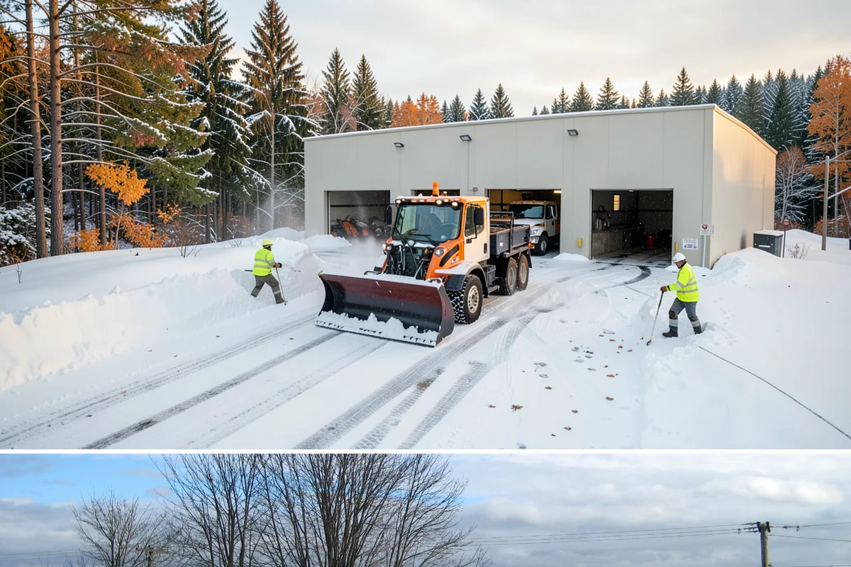 Big Box Store Snow Removal in Langley, Island County, WA - Western Washington big box lots see most events between late November and February, usually from short lowland snaps rather than...