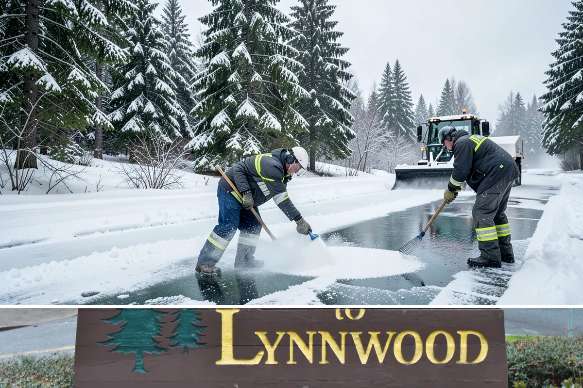 Big Box Store Snow Removal in Lynnwood, Snohomish County, WA - Western Washington big box lots see most events between late November and February, usually from short lowland snaps rather than...