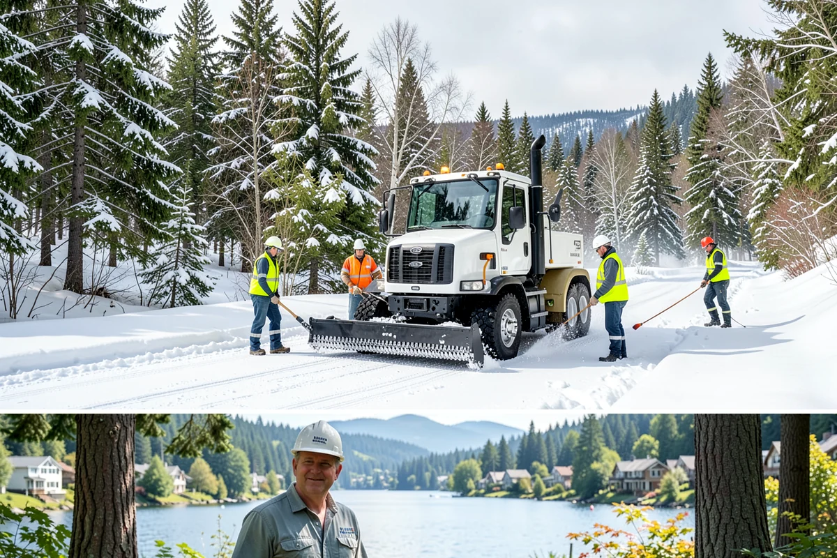 Big Box Store Snow Removal in Milton, King County, WA - Western Washington big box lots see most events between late November and February, usually from short lowland snaps rather than...