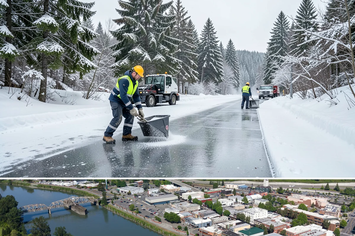 Big Box Store Snow Removal in Mount Vernon, Skagit County, WA - Western Washington big box lots see most events between late November and February, usually from short lowland snaps rather than...