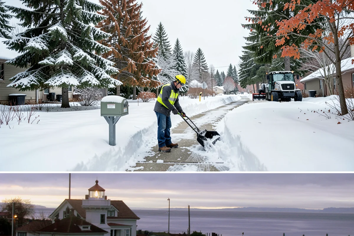 Big Box Store Snow Removal in Mukilteo, Snohomish County, WA - Western Washington big box lots see most events between late November and February, usually from short lowland snaps rather than...