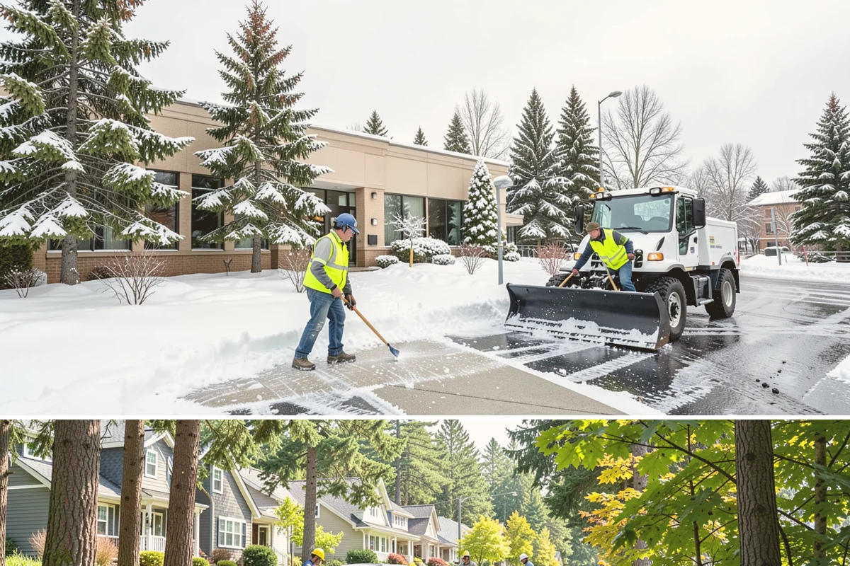 Big Box Store Snow Removal in Normandy Park, King County, WA - Western Washington big box lots see most events between late November and February, usually from short lowland snaps rather than...