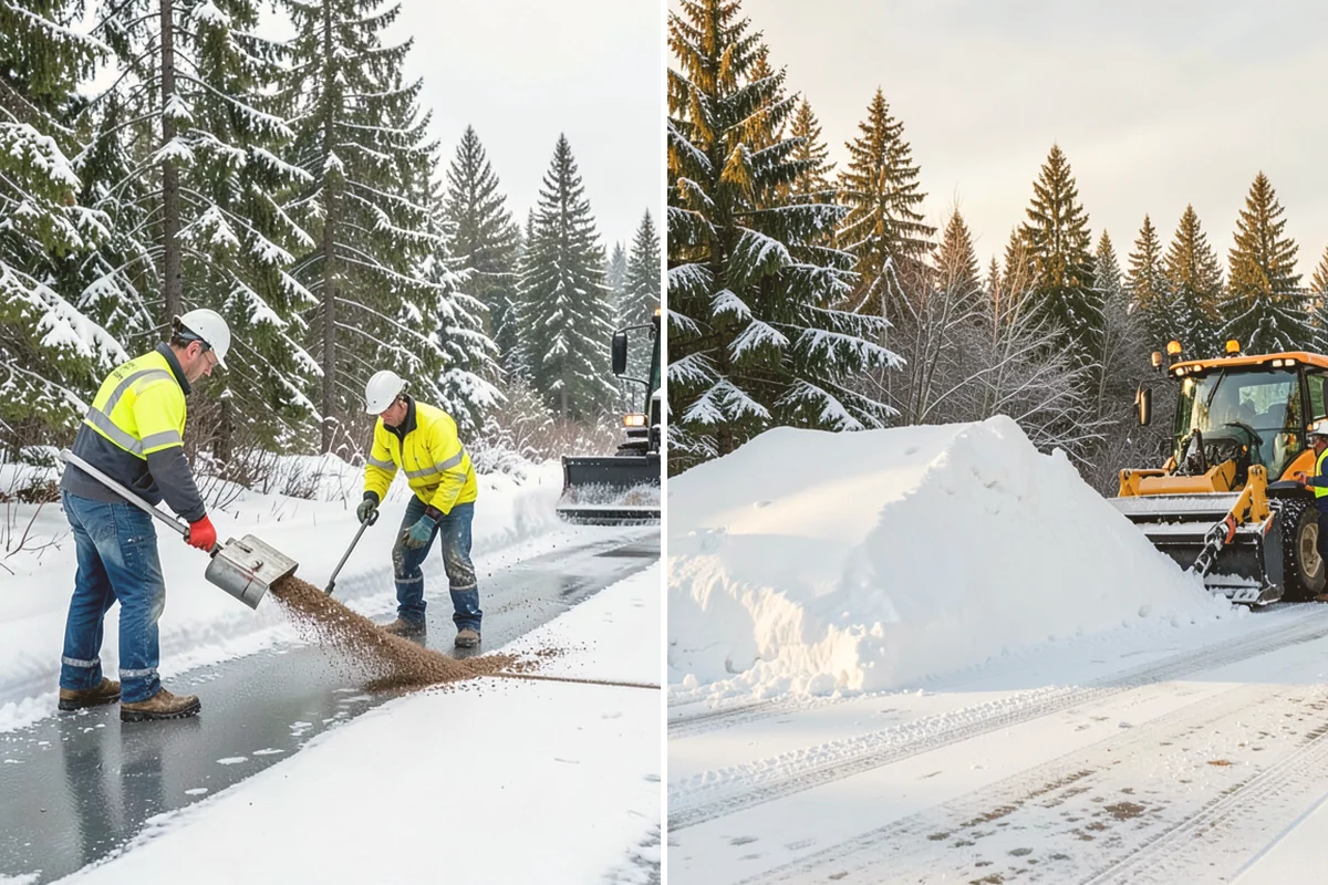 Big Box Store Snow Removal in Sammamish, King County, WA - Walk your lot to map lanes, corrals, drains, and fire zones