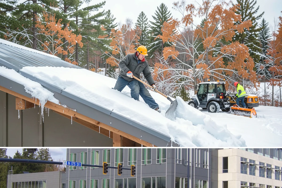 Big Box Store Snow Removal in Shoreline, King County, WA - Western Washington big box lots see most events between late November and February, usually from short lowland snaps rather than...