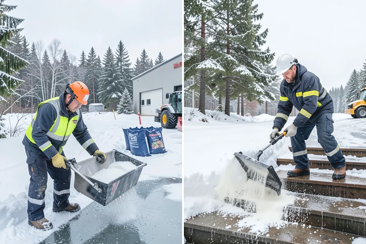 Big Box Store Snow Removal in Sumner, Pierce County, WA - Walk your lot to map lanes, corrals, drains, and fire zones