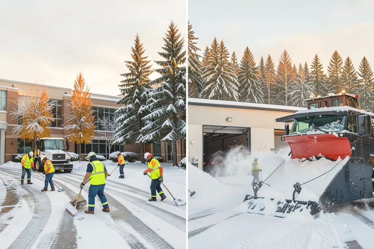 Bike Lane Clearing in Algona, King County, WA - Clear the bike lane to full width with compact equipment