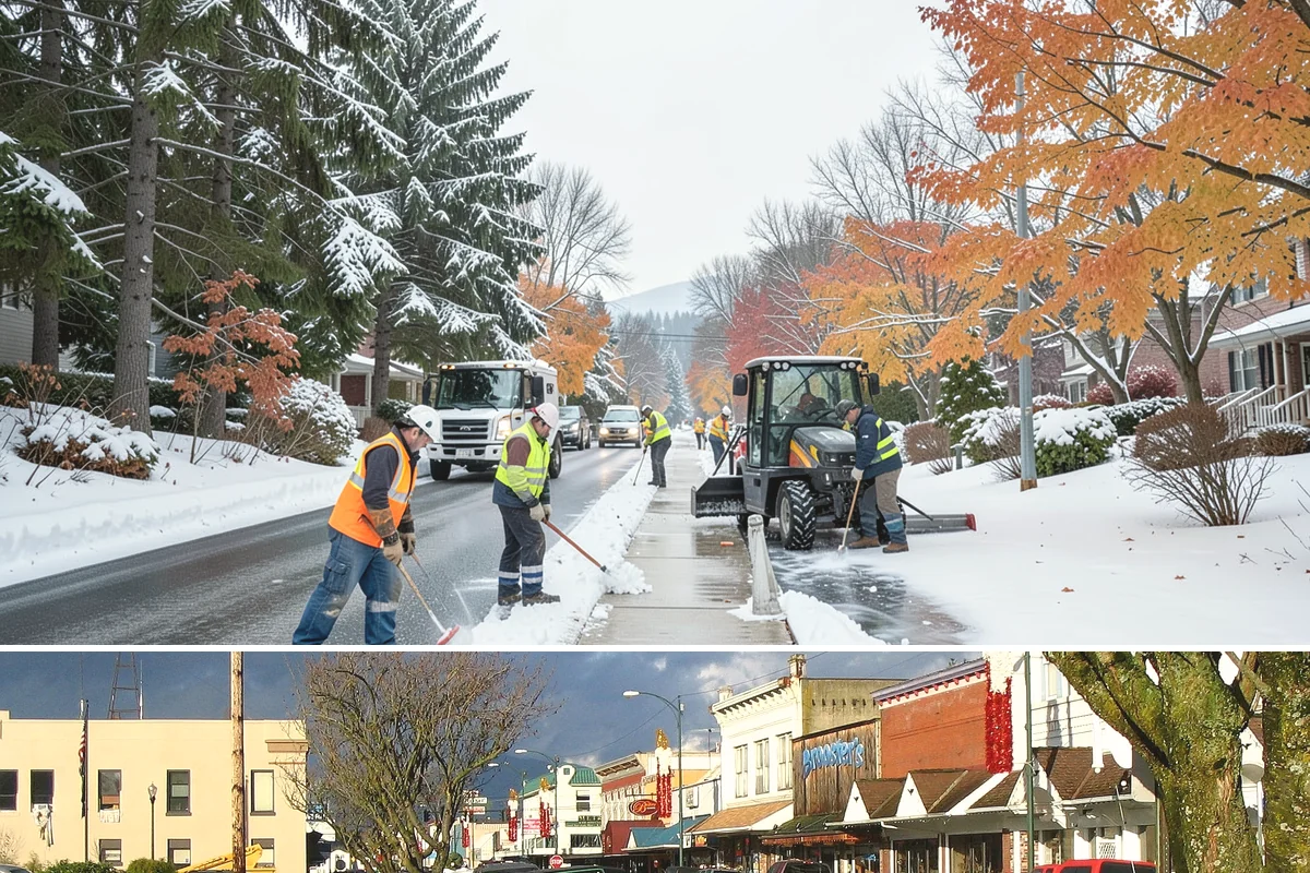 Bike Lane Clearing in Arlington, Snohomish County, WA - Add bike-lane clearing to your winter plan before the December cold snaps that catch commuters off guard.