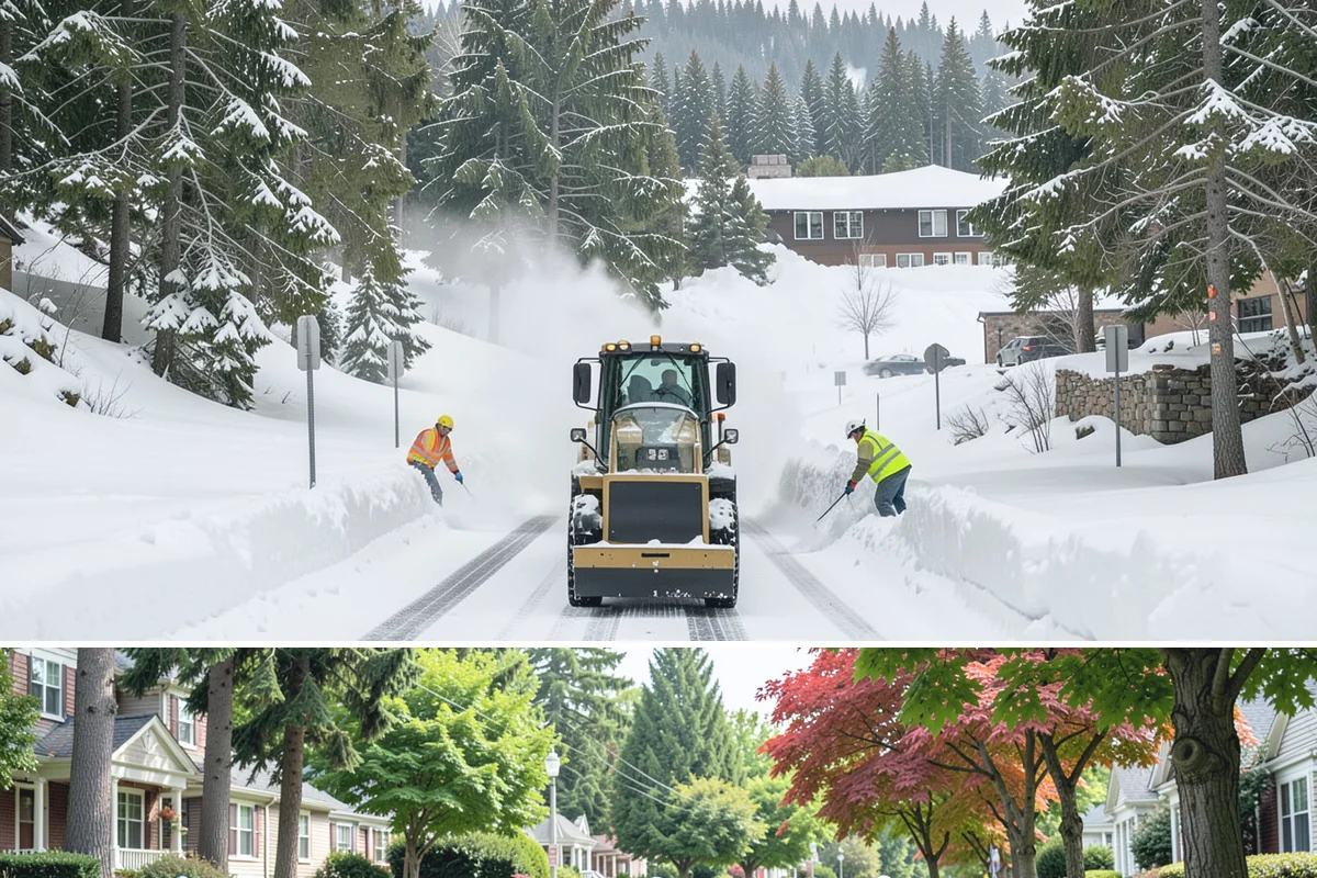 Bike Lane Clearing in Beaux Arts Village, King County, WA - Add bike-lane clearing to your winter plan before the December cold snaps that catch commuters off guard.