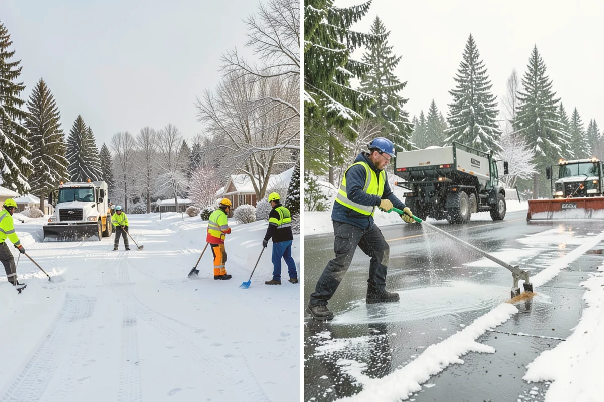 Bike Lane Clearing in Bellevue, King County, WA - Clear the bike lane to full width with compact equipment