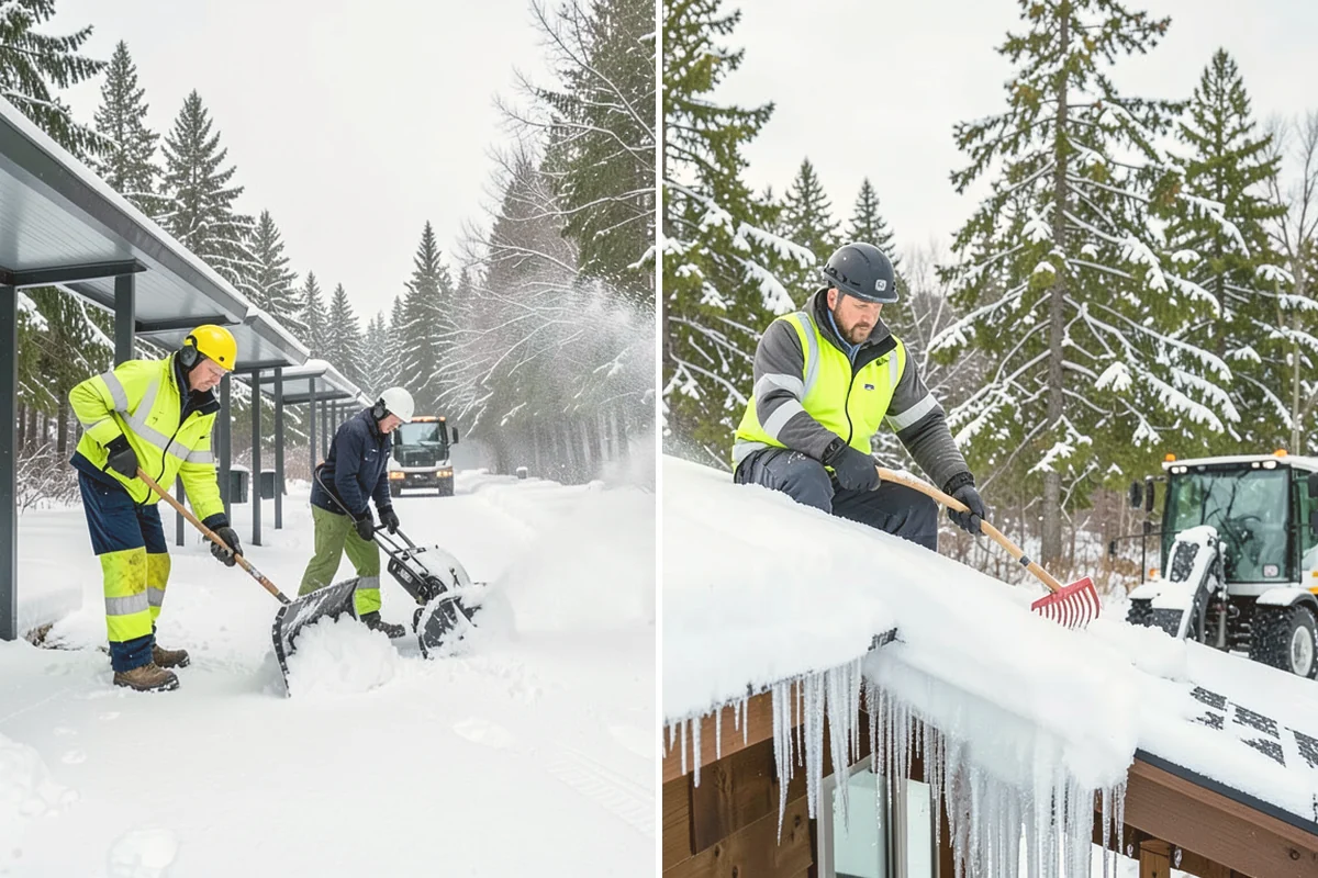 Bike Lane Clearing in Brier, Snohomish County, WA - Clear the bike lane to full width with compact equipment