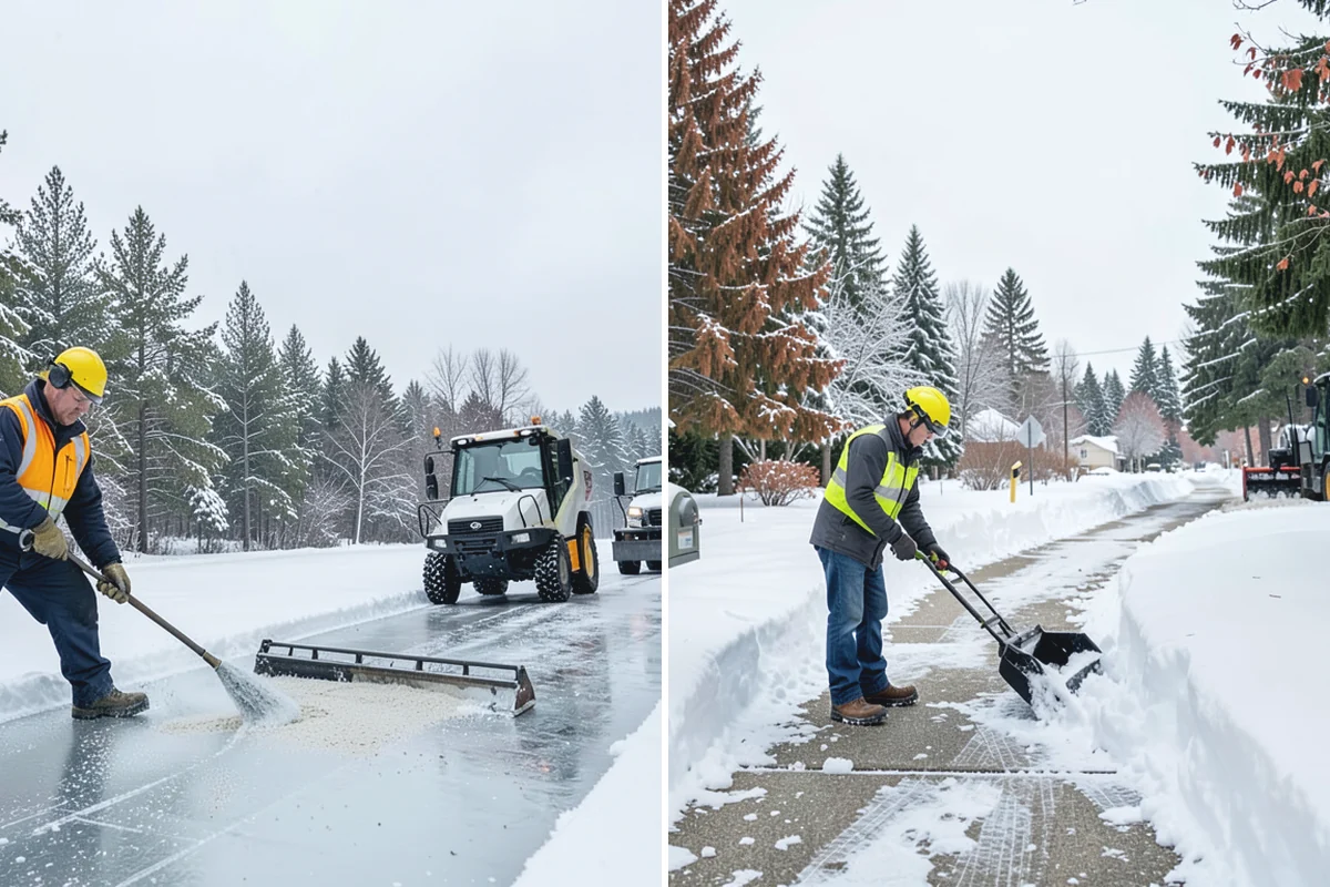 Bike Lane Clearing in Buckley, Pierce County, WA - Clear the bike lane to full width with compact equipment