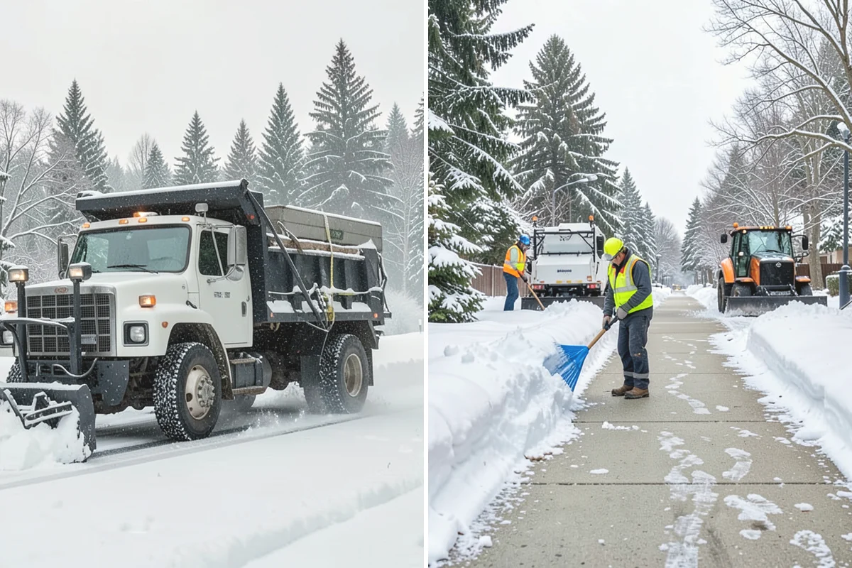 Bike Lane Clearing in Burlington, Skagit County, WA - Clear the bike lane to full width with compact equipment