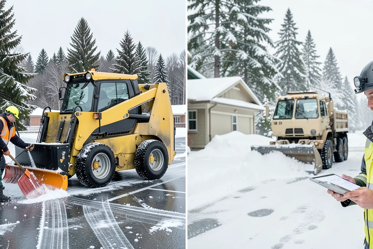 Bike Lane Clearing in Concrete, Skagit County, WA - Clear the bike lane to full width with compact equipment
