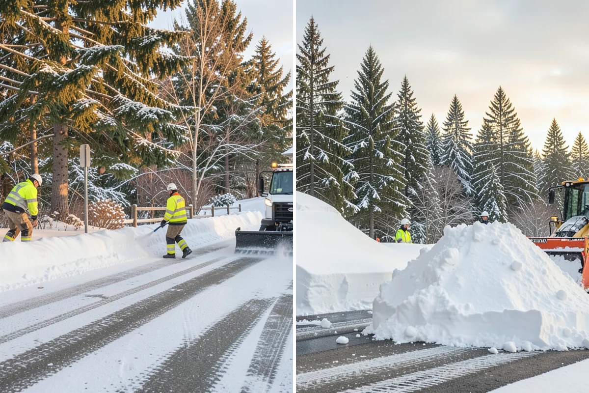 Bike Lane Clearing in Coupeville, Island County, WA - Clear the bike lane to full width with compact equipment