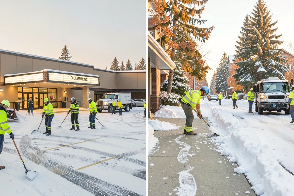 Bike Lane Clearing in Covington, King County, WA - Clear the bike lane to full width with compact equipment