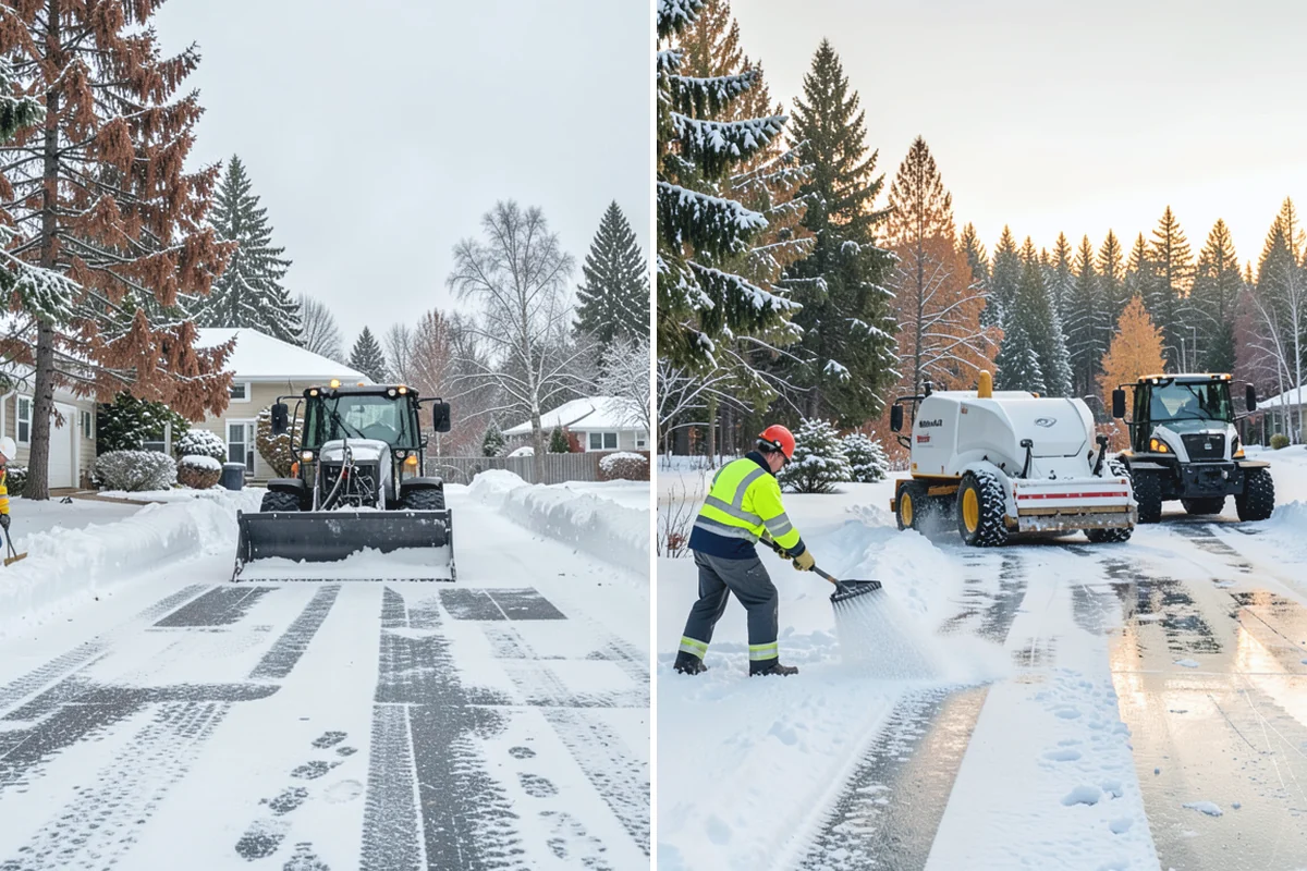 Bike Lane Clearing in Darrington, Snohomish County, WA - Clear the bike lane to full width with compact equipment