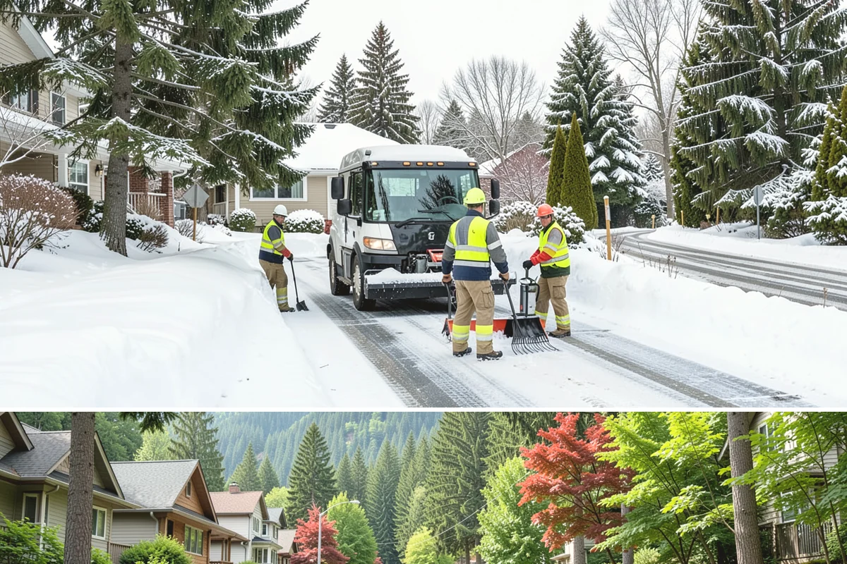 Bike Lane Clearing in Darrington, Snohomish County, WA - Add bike-lane clearing to your winter plan before the December cold snaps that catch commuters off guard.