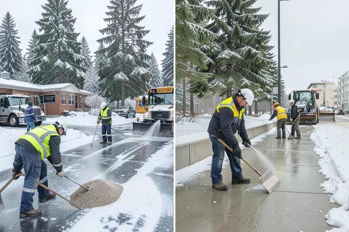 Bike Lane Clearing in Des Moines, King County, WA - Clear the bike lane to full width with compact equipment