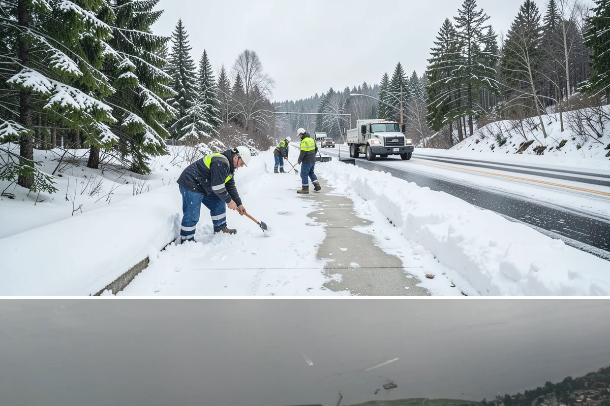 Bike Lane Clearing in Des Moines, King County, WA - Add bike-lane clearing to your winter plan before the December cold snaps that catch commuters off guard.