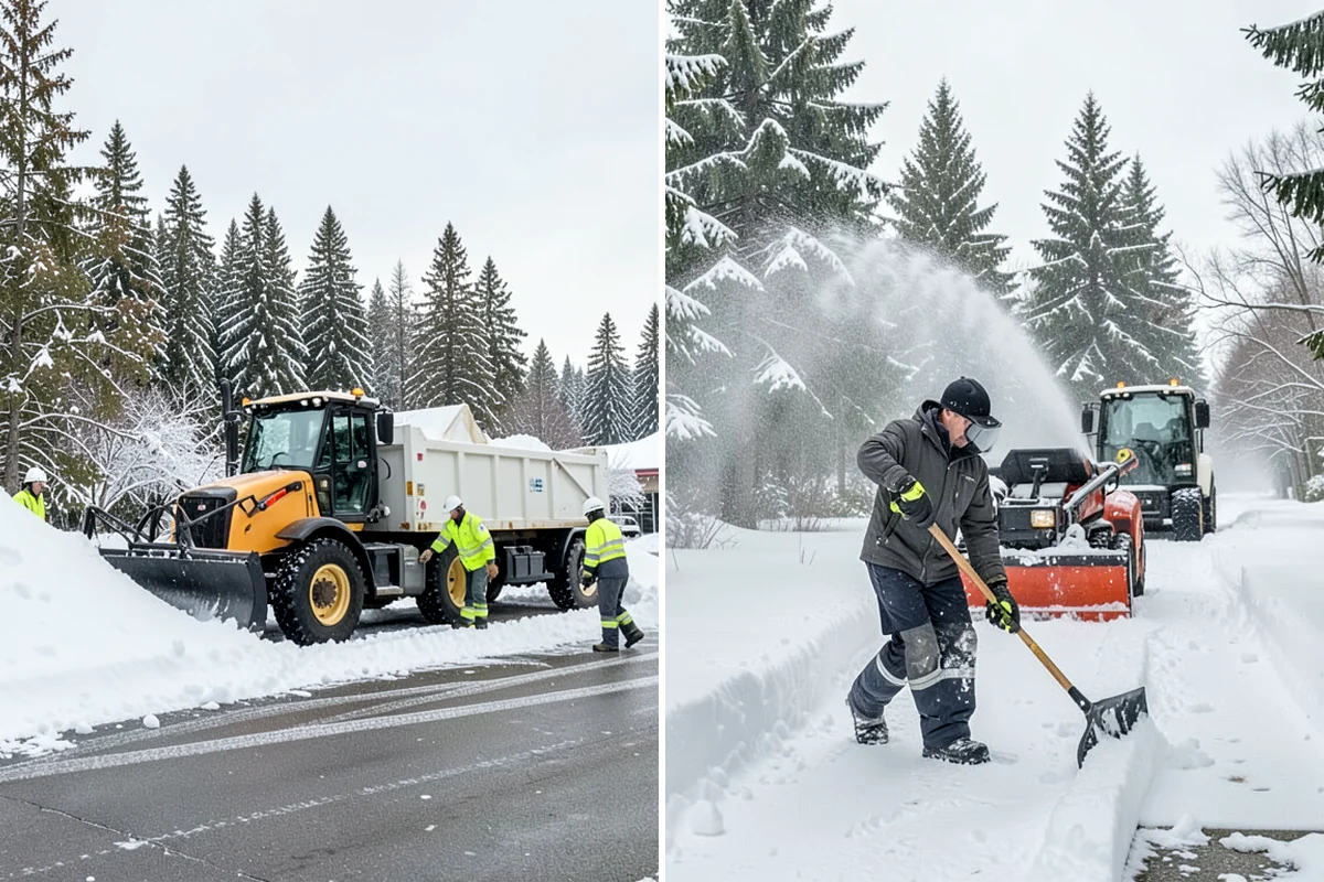 Bike Lane Clearing in DuPont, Pierce County, WA - Clear the bike lane to full width with compact equipment