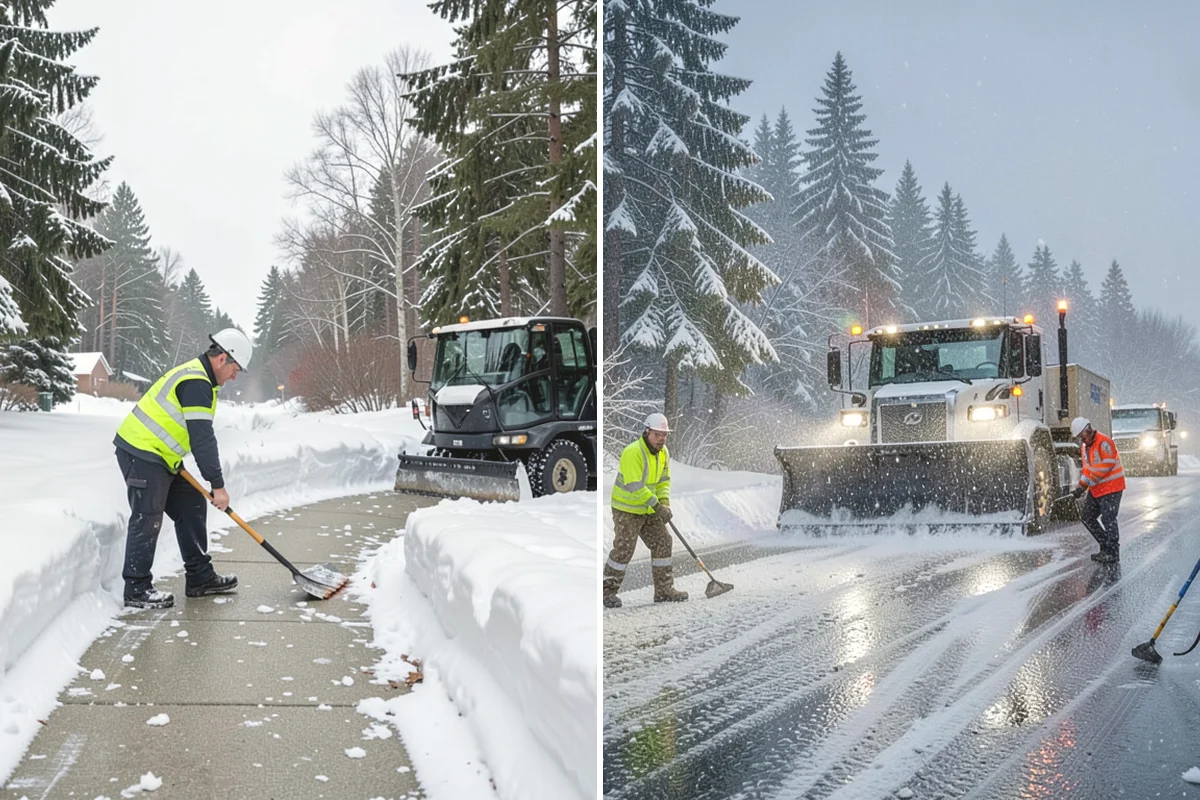 Bike Lane Clearing in Duvall, King County, WA - Clear the bike lane to full width with compact equipment