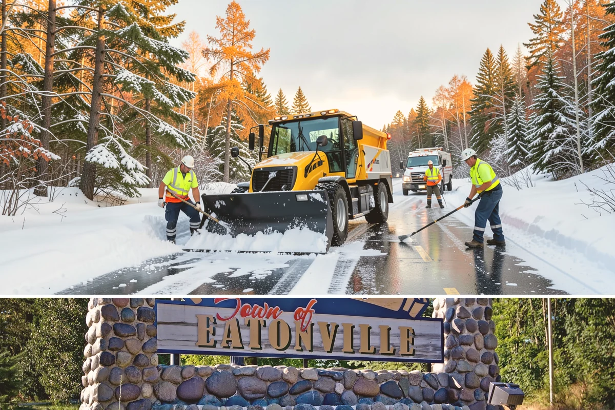 Bike Lane Clearing in Eatonville, Pierce County, WA - Add bike-lane clearing to your winter plan before the December cold snaps that catch commuters off guard.