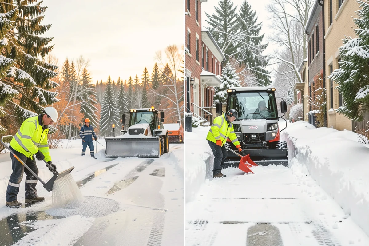Bike Lane Clearing in Fife, Pierce County, WA - Clear the bike lane to full width with compact equipment