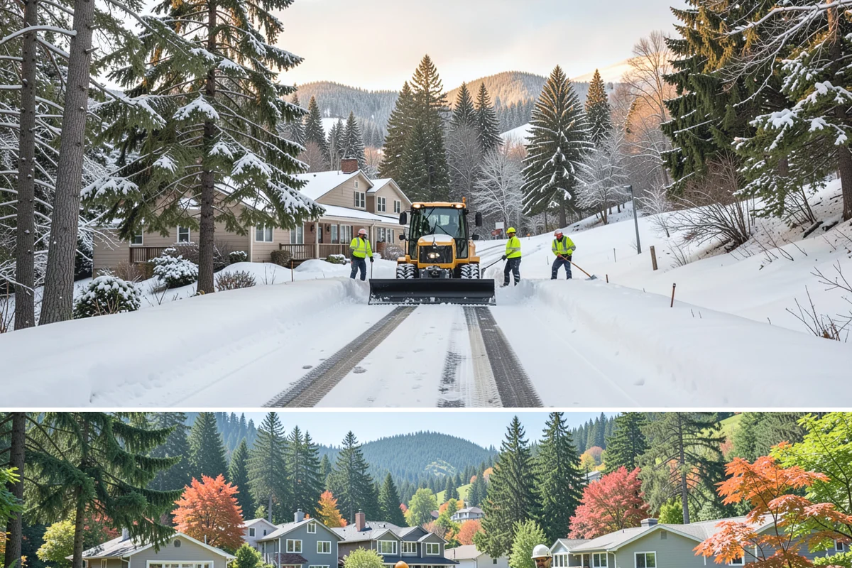 Bike Lane Clearing in Fircrest, Pierce County, WA - Add bike-lane clearing to your winter plan before the December cold snaps that catch commuters off guard.