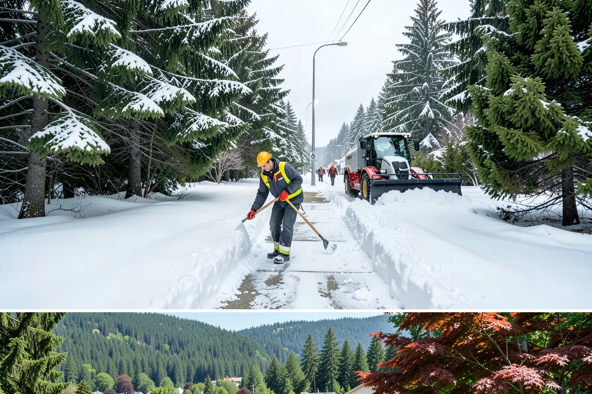 Bike Lane Clearing in Index, Snohomish County, WA - Add bike-lane clearing to your winter plan before the December cold snaps that catch commuters off guard.
