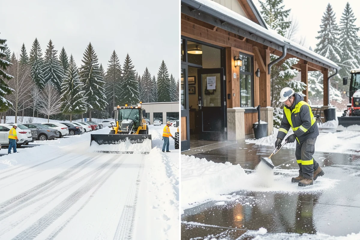 Bike Lane Clearing in Kirkland, King County, WA - Clear the bike lane to full width with compact equipment