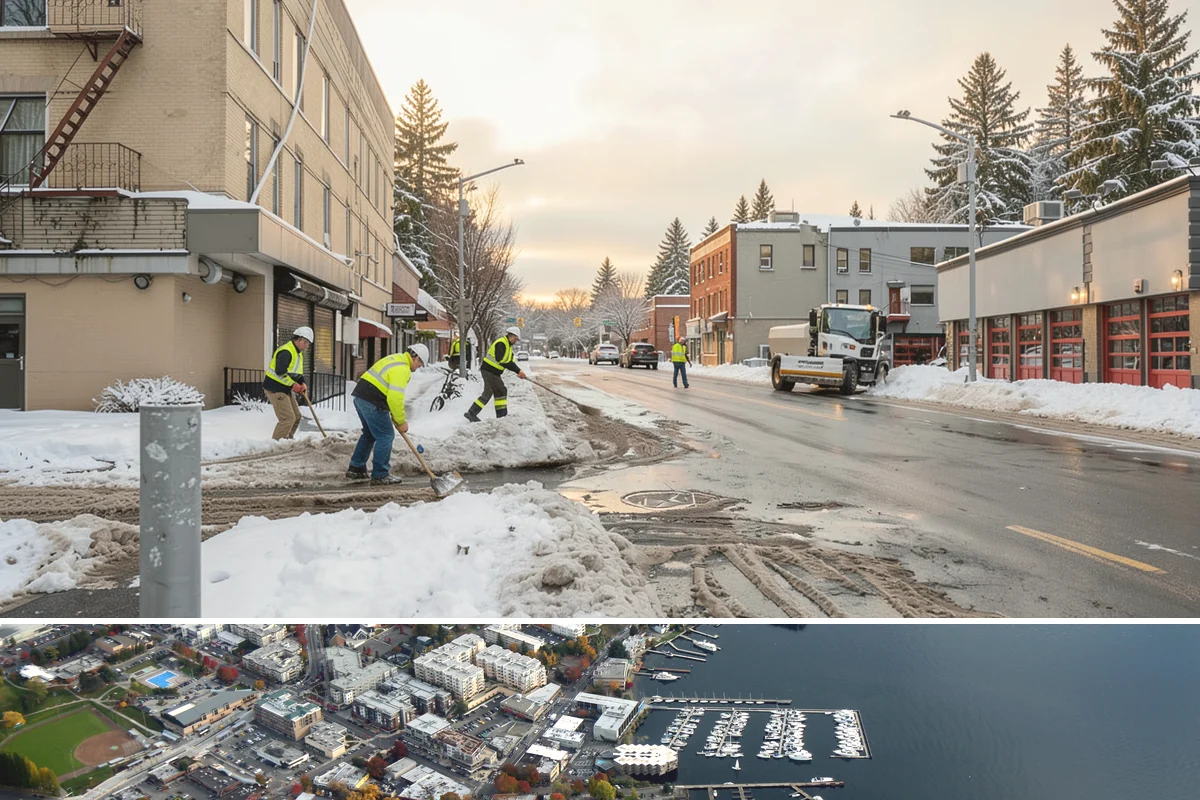 Bike Lane Clearing in Kirkland, King County, WA - Add bike-lane clearing to your winter plan before the December cold snaps that catch commuters off guard.