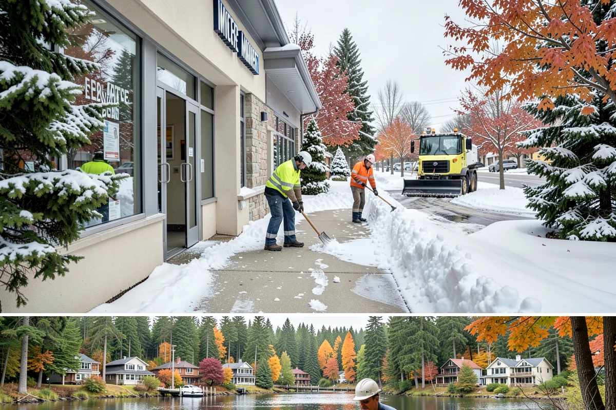 Bike Lane Clearing in La Conner, Skagit County, WA - Add bike-lane clearing to your winter plan before the December cold snaps that catch commuters off guard.
