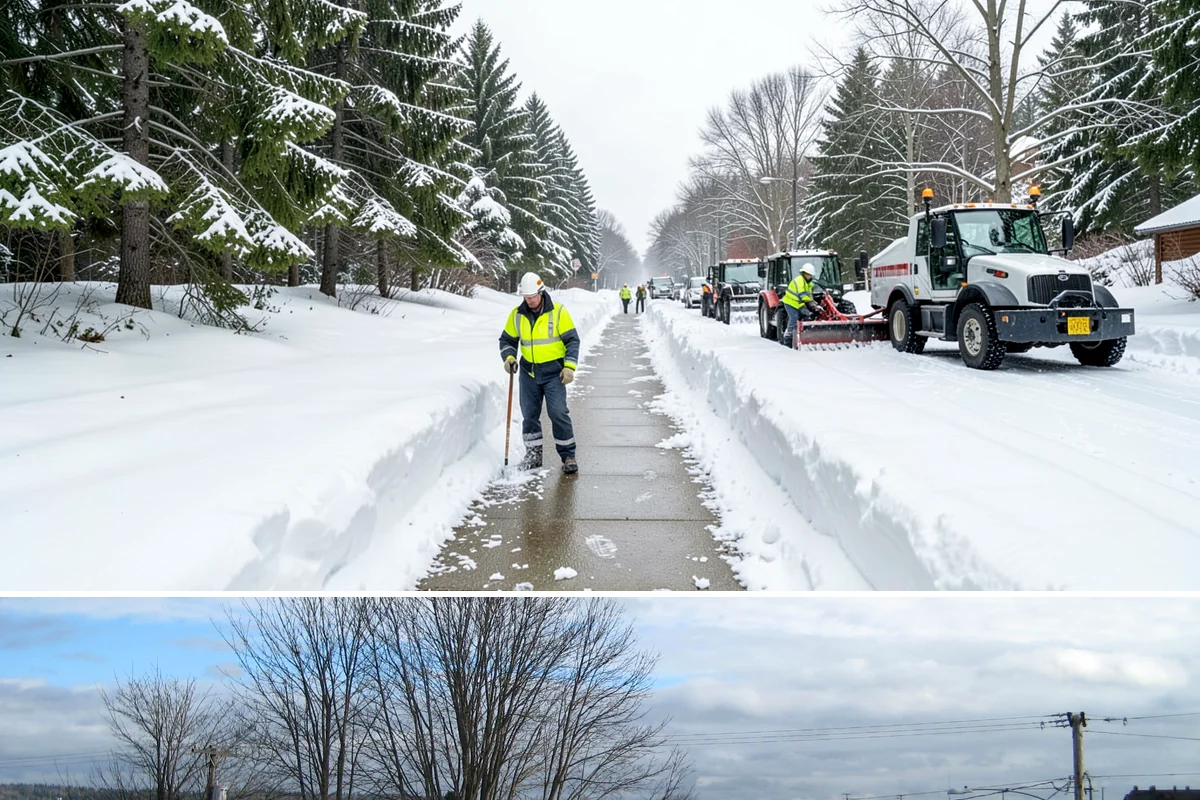 Bike Lane Clearing in Langley, Island County, WA - Add bike-lane clearing to your winter plan before the December cold snaps that catch commuters off guard.