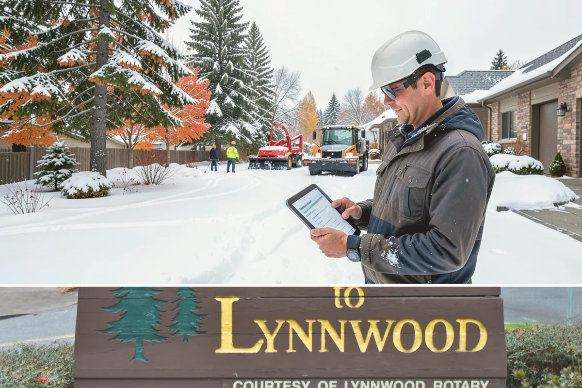 Bike Lane Clearing in Lynnwood, Snohomish County, WA - Add bike-lane clearing to your winter plan before the December cold snaps that catch commuters off guard.