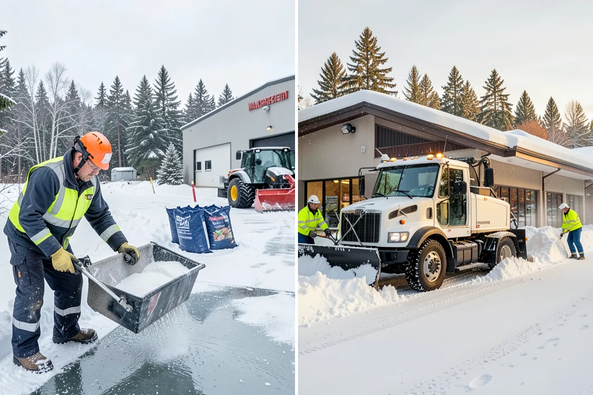 Bike Lane Clearing in Maple Valley, King County, WA - Clear the bike lane to full width with compact equipment