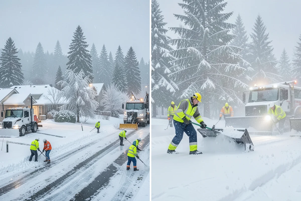 Bike Lane Clearing in Medina, King County, WA - Clear the bike lane to full width with compact equipment