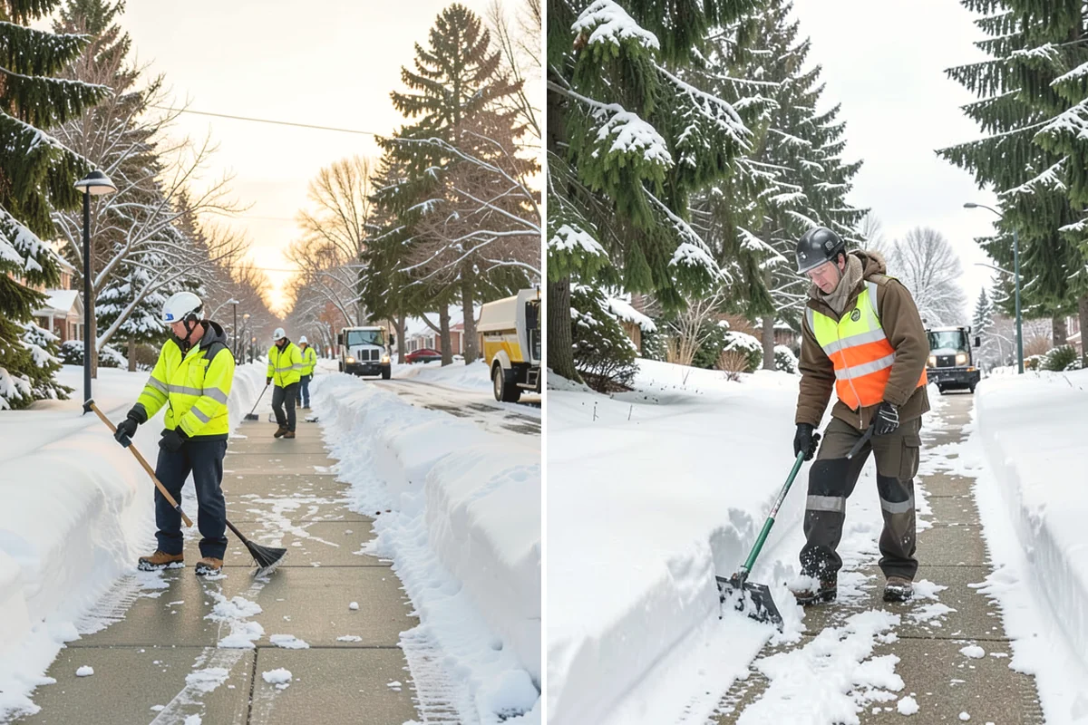 Bike Lane Clearing in Mercer Island, King County, WA - Clear the bike lane to full width with compact equipment