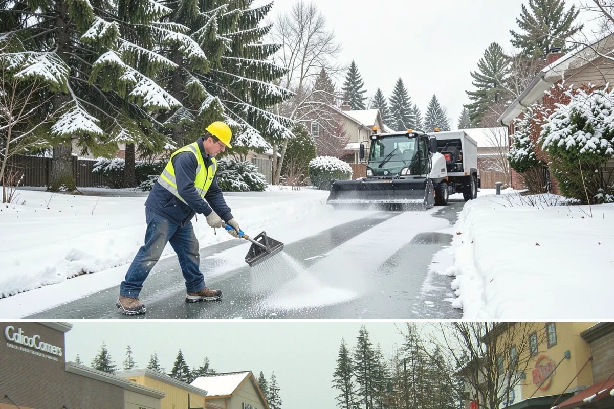 Bike Lane Clearing in Mill Creek, Snohomish County, WA - Add bike-lane clearing to your winter plan before the December cold snaps that catch commuters off guard.