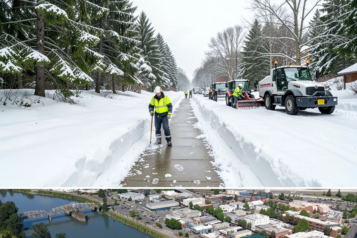 Bike Lane Clearing in Mount Vernon, Skagit County, WA - Add bike-lane clearing to your winter plan before the December cold snaps that catch commuters off guard.
