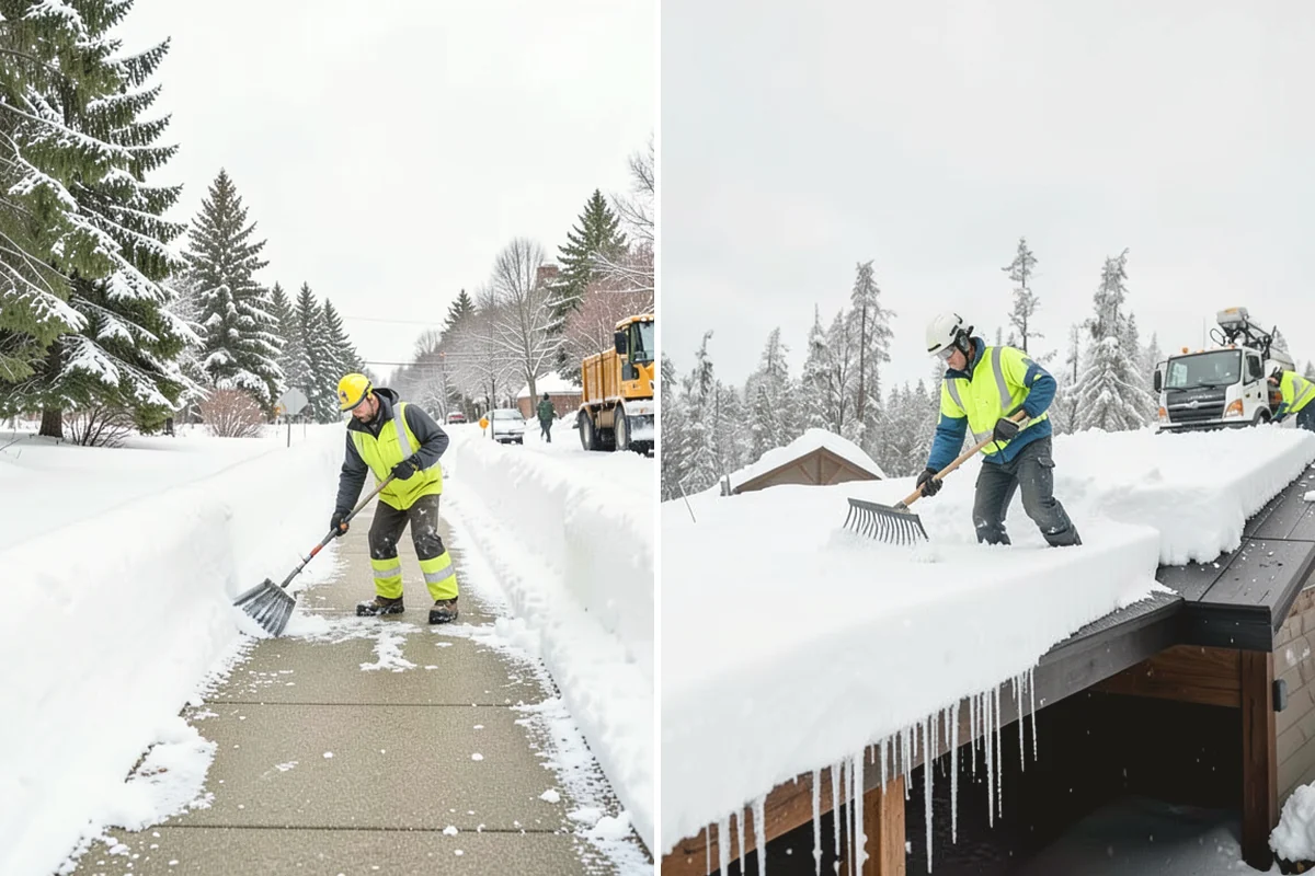 Bike Lane Clearing in North Bend, King County, WA - Clear the bike lane to full width with compact equipment