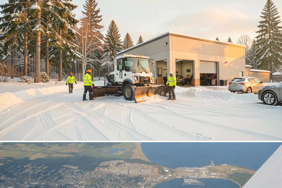 Bike Lane Clearing in Oak Harbor, Island County, WA - Add bike-lane clearing to your winter plan before the December cold snaps that catch commuters off guard.