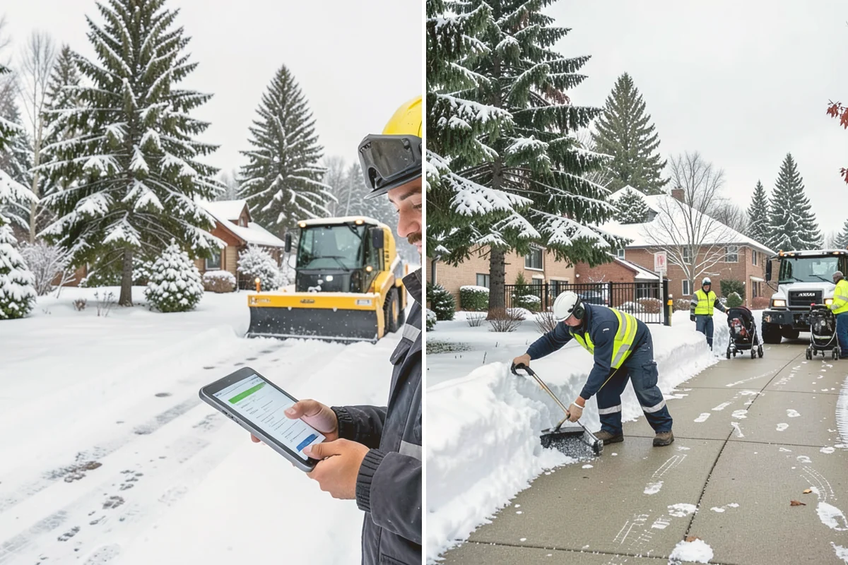 Bike Lane Clearing in Orting, Pierce County, WA - Clear the bike lane to full width with compact equipment