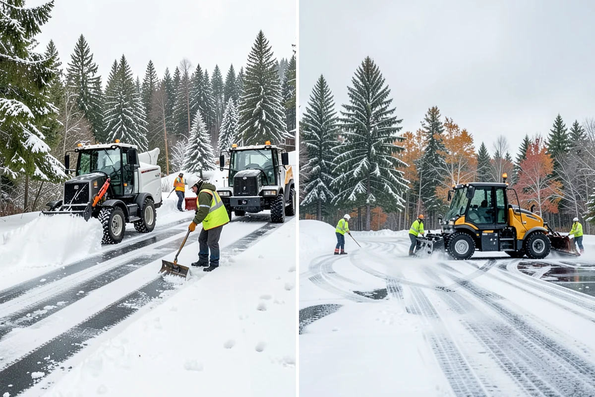 Bike Lane Clearing in Pacific, King County, WA - Clear the bike lane to full width with compact equipment