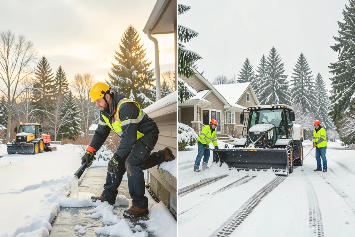 Bike Lane Clearing in Sammamish, King County, WA - Clear the bike lane to full width with compact equipment