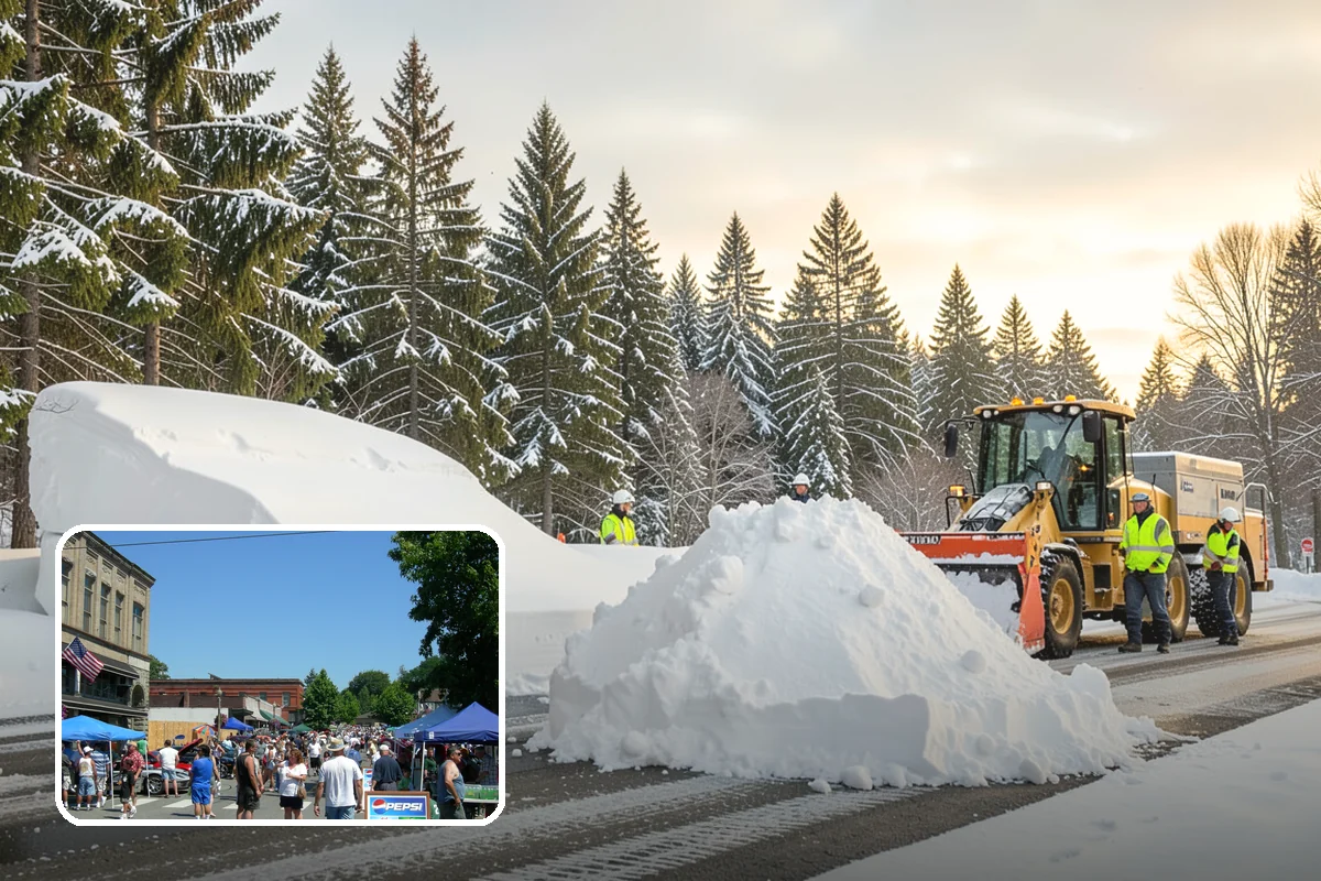 Bike Lane Clearing in Snohomish, Snohomish County, WA - Keeps cyclists out of vehicle lanes during snow