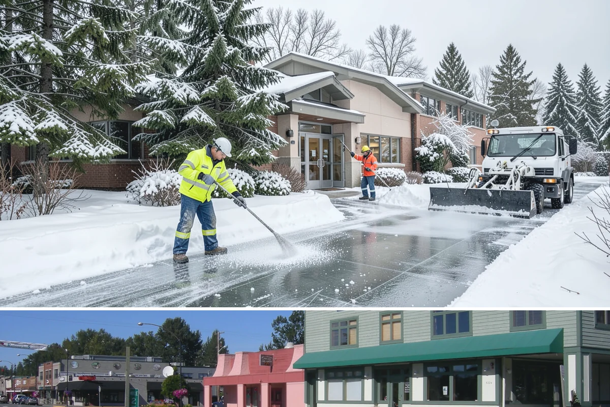 Bike Lane Clearing in Snoqualmie, King County, WA - Add bike-lane clearing to your winter plan before the December cold snaps that catch commuters off guard.