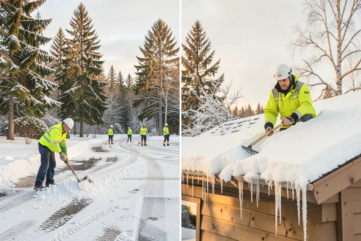 Bike Lane Clearing in Steilacoom, Pierce County, WA - Clear the bike lane to full width with compact equipment