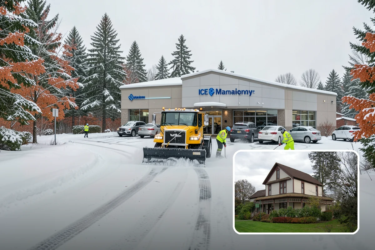 Bike Lane Clearing in Sumner, Pierce County, WA - Keeps cyclists out of vehicle lanes during snow