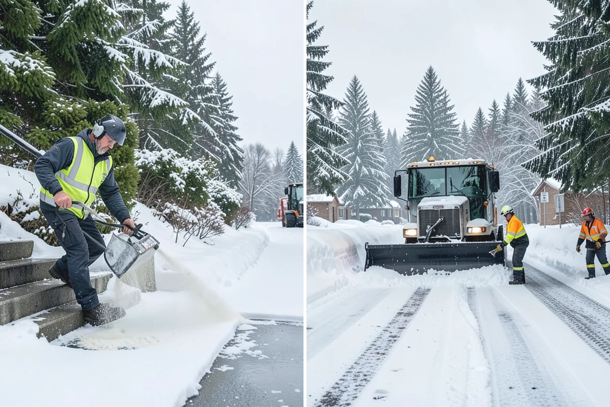 Bike Lane Clearing in Sumner, Pierce County, WA - Clear the bike lane to full width with compact equipment
