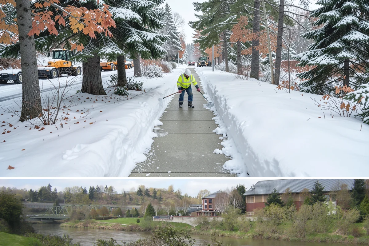 Bike Lane Clearing in Tukwila, King County, WA - Add bike-lane clearing to your winter plan before the December cold snaps that catch commuters off guard.